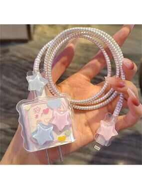 Mystery Stars iPhone Charger Protector P34